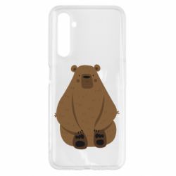 Чехол для Realme 6 Big bellied bear - PrintSalon