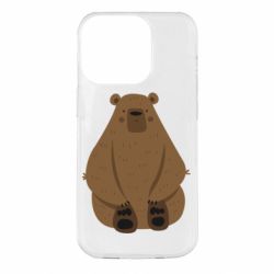 Чехол для iPhone 14 Pro Big bellied bear - PrintSalon