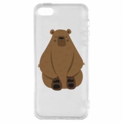 Чехол для iPhone5/5S/SE Big bellied bear - PrintSalon