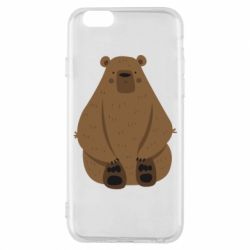 Чехол для iPhone 6/6S Big bellied bear - PrintSalon