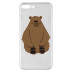 Чехол для iPhone 7 Plus Big bellied bear - PrintSalon