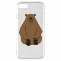 Чехол для iPhone 8 Big bellied bear - PrintSalon