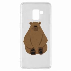 Чехол для Samsung A8+ 2018 Big bellied bear - PrintSalon