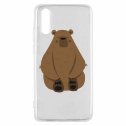 Чехол для Huawei P20 Big bellied bear - PrintSalon