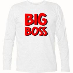 Футболка с длинным рукавом Big Boss - PrintSalon