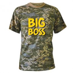 Камуфляжная футболка Big Boss - PrintSalon