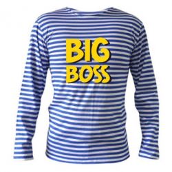 Тельняшка с длинным рукавом Big Boss - PrintSalon