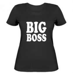 Женская футболка Big Boss - PrintSalon