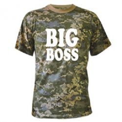 Камуфляжная футболка Big Boss - PrintSalon