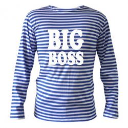Тельняшка с длинным рукавом Big Boss - PrintSalon