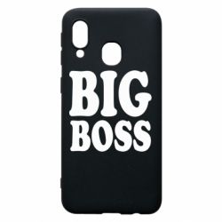 Чехол для Samsung A40 Big Boss - PrintSalon