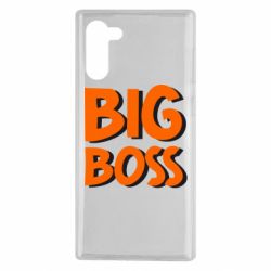 Чехол для Samsung Note 10 Big Boss - PrintSalon