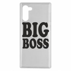 Чехол для Samsung Note 10 Big Boss - PrintSalon
