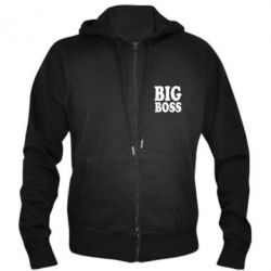 Мужское худи на молнии Big Boss - PrintSalon