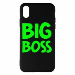 Чехол для iPhone X/Xs Big Boss - PrintSalon