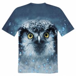 Мужская футболка 3D Big owl - PrintSalon