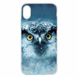 Чехол для iPhone X/Xs Big owl - PrintSalon