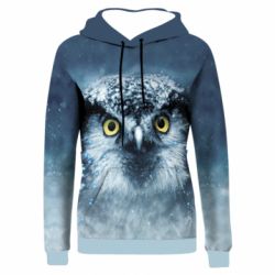 Жіноче 3D худі Big owl-PrintSalon Жіноче 3D худі Big owl