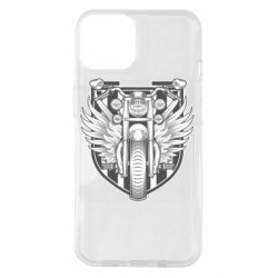 Чехол для iPhone 14 Bike Shield Art - PrintSalon