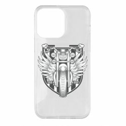 Чехол для iPhone 14 Pro Max Bike Shield Art - PrintSalon