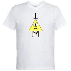 Мужская футболка  с V-образным вырезом Билл Шифр - PrintSalon