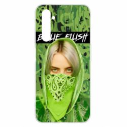 Чехол для Realme 6 Pro Billi Eilish in a Bandana - PrintSalon