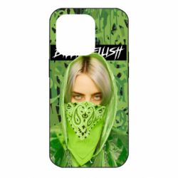 Чехол для iPhone 14 Pro Billi Eilish in a Bandana - PrintSalon