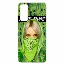 Чехол для Huawei P Smart 2021 Billi Eilish in a Bandana - PrintSalon