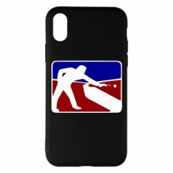 Чехол для iPhone X/Xs Бильярд - PrintSalon