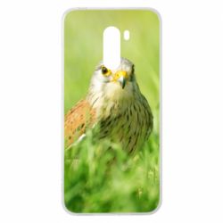 Чехол для Xiaomi Pocophone F1 Bird and green field-PrintSalon Чехол для Xiaomi Pocophone F1 Bird and green field