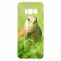 Чохол для Samsung S8 Bird and green field - PrintSalon