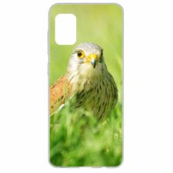 Чехол для Samsung A31 Bird and green field-PrintSalon Чехол для Samsung A31 Bird and green field