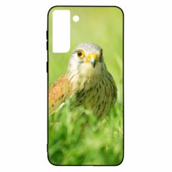 Чохол для Samsung S21+ Bird and green field - PrintSalon