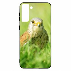 Чохол для Samsung S21 Ultra Bird and green field - PrintSalon