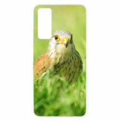 Чохол для Huawei P Smart 2021 Bird and green field - PrintSalon