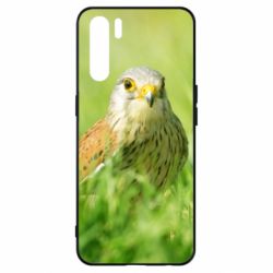 Чохол для Oppo A91 / Reno3Bird and green field - PrintSalon