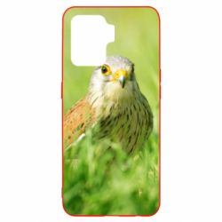 Чохол для Oppo Reno 5 Lite Bird and green field - PrintSalon