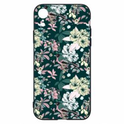 Чехол для iPhone XR Birds and summer flowers - PrintSalon