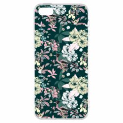 Чехол для iPhone5/5S/SE Birds and summer flowers - PrintSalon