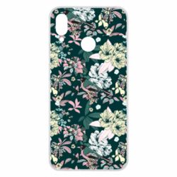 Чехол для Huawei P Smart Plus 2018 Birds and summer flowers - PrintSalon