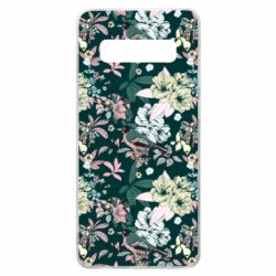 Чехол для Samsung S10+ Birds and summer flowers - PrintSalon