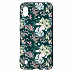 Чехол для Samsung A10 Birds and summer flowers - PrintSalon