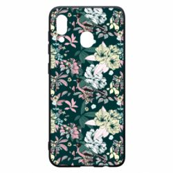 Чехол для Samsung A30 Birds and summer flowers - PrintSalon