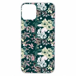 Чехол для iPhone 11 Birds and summer flowers - PrintSalon