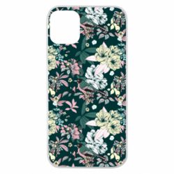 Чехол для iPhone 11 Pro Birds and summer flowers - PrintSalon