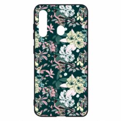 Чехол для Samsung M40 Birds and summer flowers - PrintSalon