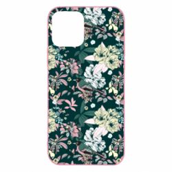 Чехол для iPhone 12 Pro Birds and summer flowers - PrintSalon