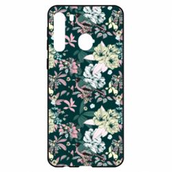 Чехол для Samsung A21 Birds and summer flowers - PrintSalon