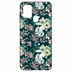 Чехол для Samsung A21s Birds and summer flowers - PrintSalon