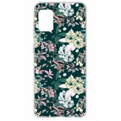 Чехол для Samsung A31 Birds and summer flowers - PrintSalon
